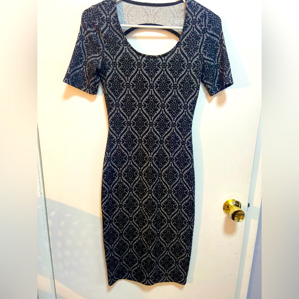 Holiday wear, warm material dress